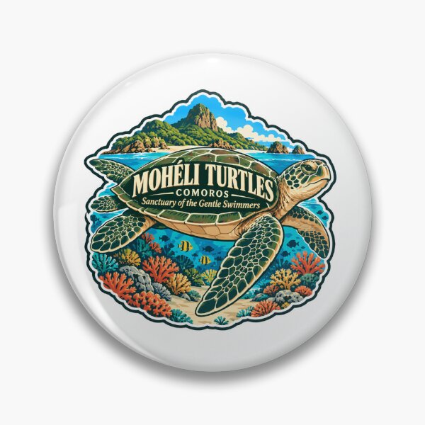 Item preview, Moheli Turtles Comoros Sanctuary Of The Gentle Swimmers | Sea Turtle Conservation Travel Souvenir designed and sold by Simsimah26Parks.