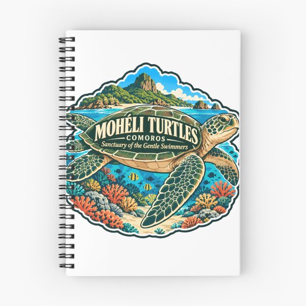 Item preview, Moheli Turtles Comoros Sanctuary Of The Gentle Swimmers | Sea Turtle Conservation Travel Souvenir designed and sold by Simsimah26Parks.