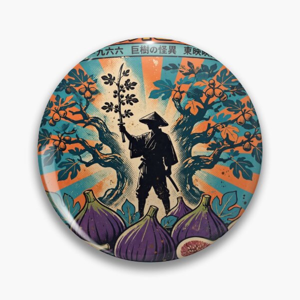 Artikelvorschau, Feigen-Samurai – Japanische Vintage-Posterkunst entworfen und verkauft von Scott Branstetter Art.