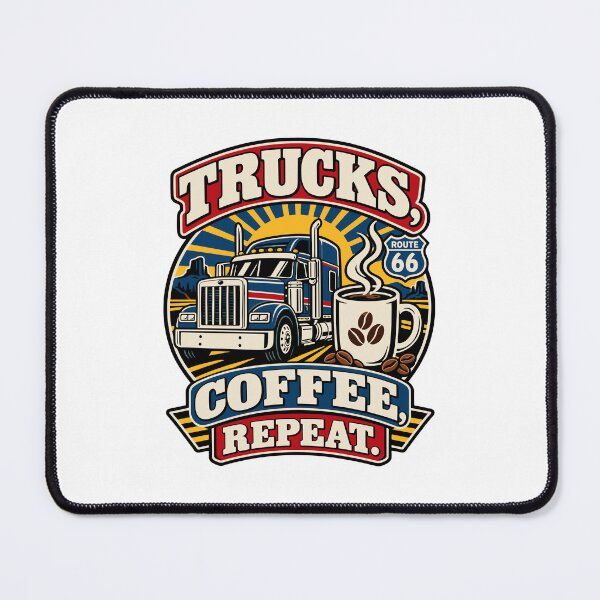 Item preview, Trucks Coffee Repeat Trucker designed and sold by RAS-77.