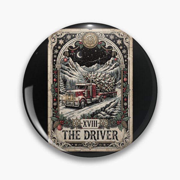 Artikelvorschau, Driver Weihnachtsbaum, Die Driver Vintage-Tarot-Kunst entworfen und verkauft von MTRBSK11.