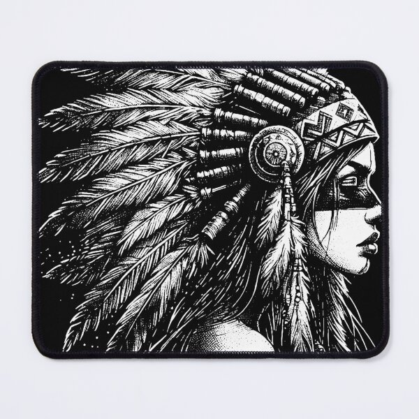 Item preview, Dark Art American Indian Skull Girl Warriors designed and sold by MORSPECTIVE.
