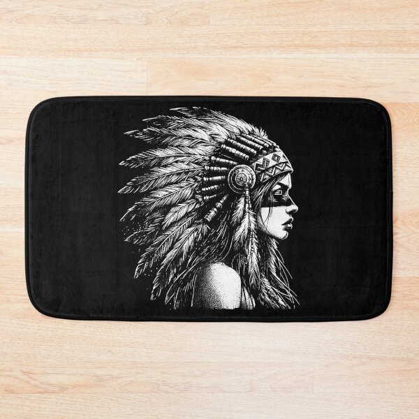 Item preview, Dark Art American Indian Skull Girl Warriors designed and sold by MORSPECTIVE.