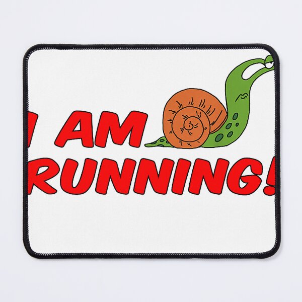 Item preview, I Am Running Funny Slow Snail Runner T-Shirt designed and sold by Pahagh19.