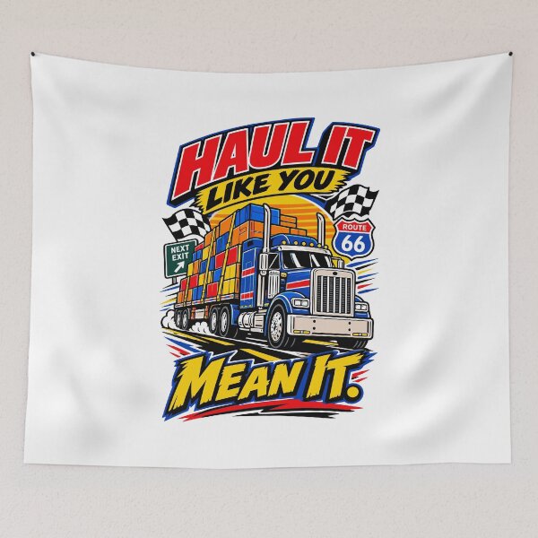 Item preview, Haul It Like You Mean It Trucker designed and sold by RAS-77.