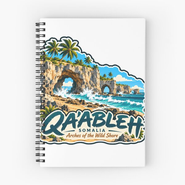 Item preview, Qa'bleh Somalia Arches Of The Wild Shore Travel Destination Explorer designed and sold by Simsimah26Parks.