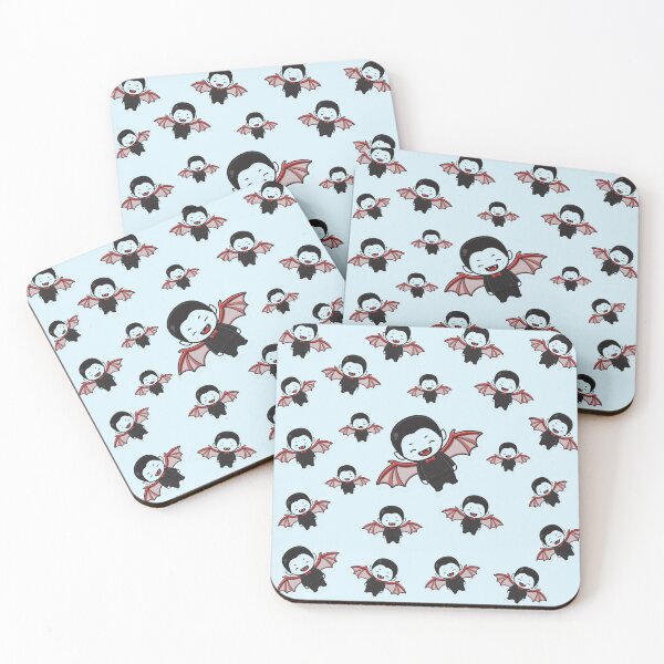 Item preview, Cute Chibi Vampire Seamless Pattern designed and sold by Sakshiartwork.