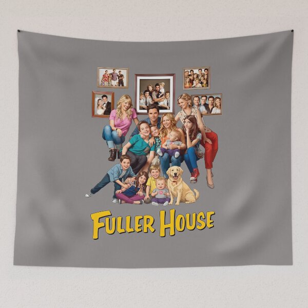 Item preview, Fuller House Cast Collage Logo T-Shirt-96 designed and sold by YannikWenck.