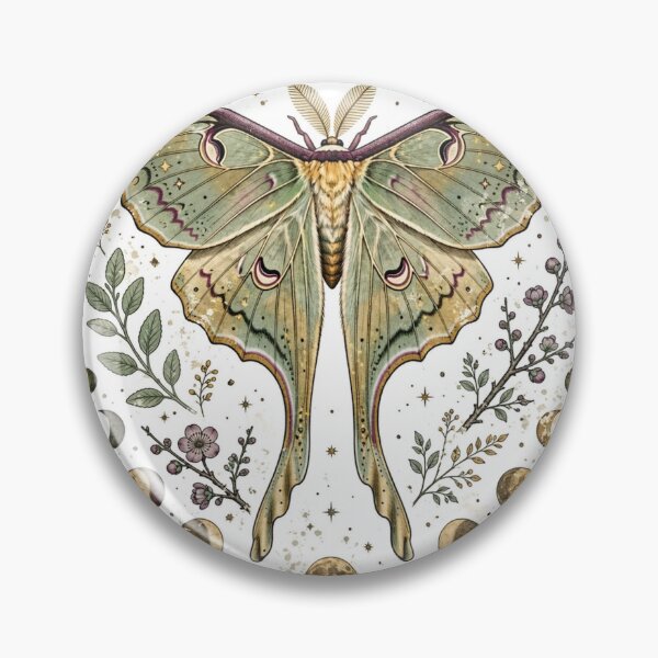 Item preview, Moth To A Moonbeam Luna Moth T-Shirt — Witchy Celestial Moon Phases designed and sold by AASU247.