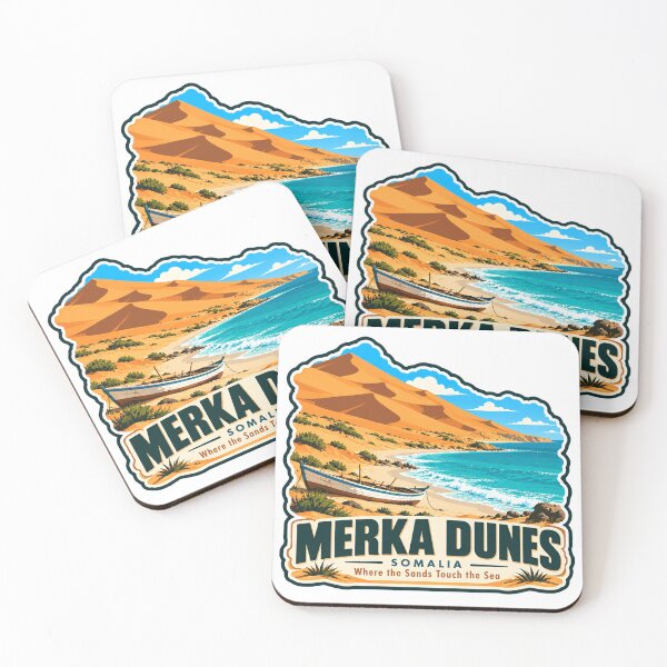 Item preview, Merka Dunes Somalia Where The Sands Touch The Sea African Travel Souvenir designed and sold by Simsimah26Parks.