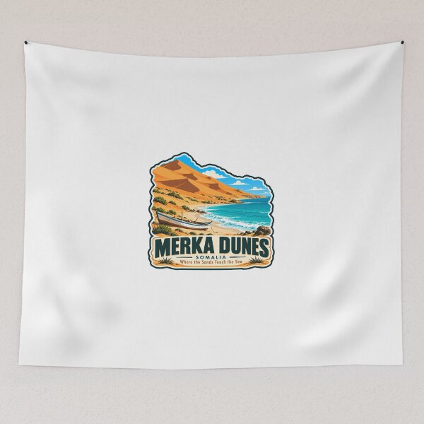 Item preview, Merka Dunes Somalia Where The Sands Touch The Sea African Travel Souvenir designed and sold by Simsimah26Parks.