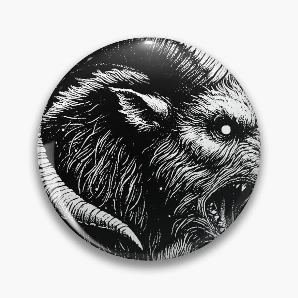 Item preview, Dark Art Capricorn Goat Zodiac Head Baphomet Occult Tattoo designed and sold by MORSPECTIVE.
