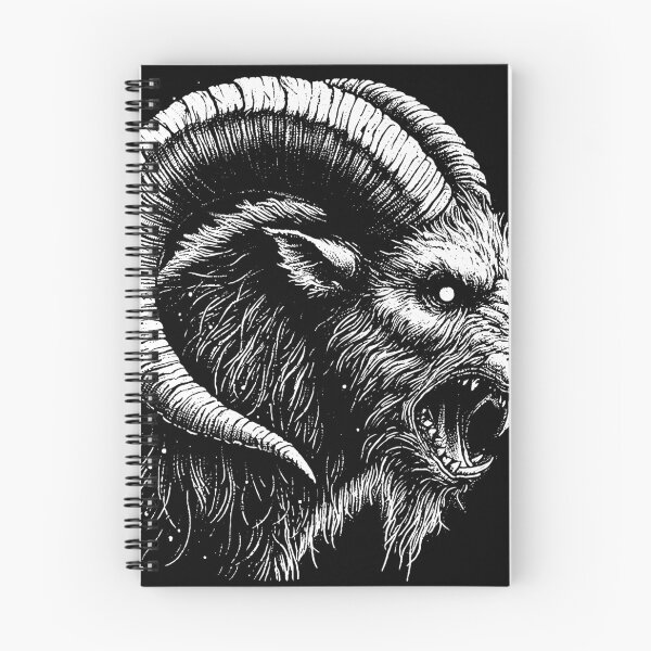 Artikelvorschau, Dunkle Kunst Steinbock-Ziegenkopf Baphomet Okkultes Tattoo entworfen und verkauft von MORSPECTIVE.