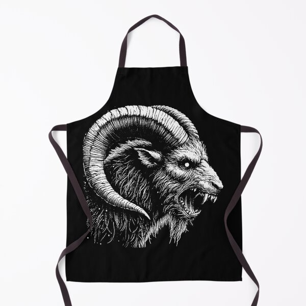Item preview, Dark Art Capricorn Goat Zodiac Head Baphomet Occult Tattoo designed and sold by MORSPECTIVE.