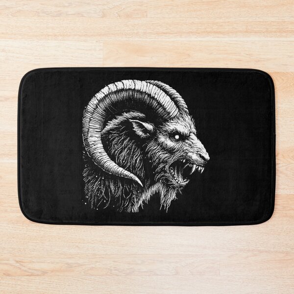 Item preview, Dark Art Capricorn Goat Zodiac Head Baphomet Occult Tattoo designed and sold by MORSPECTIVE.