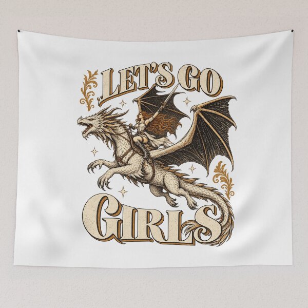 Item preview, Dragon Rider Let’s Go Girls designed and sold by LunaBeautiful.