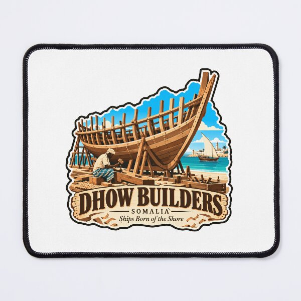 Item preview, Dhow Builders Somalia Ships Born Of The Shore Traditional Boat Building Craftsman Heritage designed and sold by Simsimah26Parks.