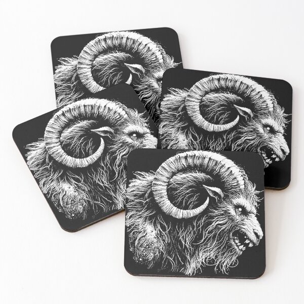 Item preview, Dark Art Capricorn Goat Head Baphomet Occult designed and sold by MORSPECTIVE.
