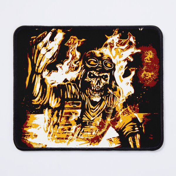 Item preview, Grunge Style Burn Skull designed and sold by Debbieruitt.