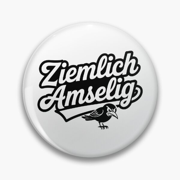 Item preview, Ich finde das ziemlich amselig – Vogel Wortspiel Design designed and sold by LoFizzy.