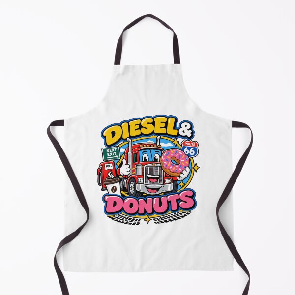 Item preview, Diesel and Donuts Funny Trucker designed and sold by RAS-77.