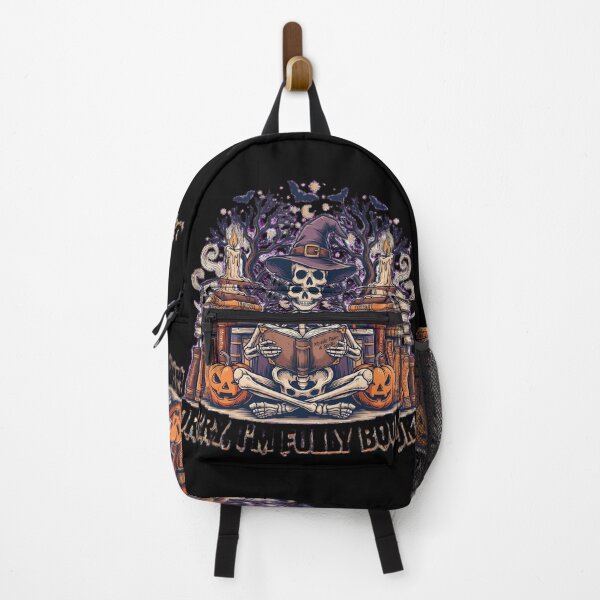 Item preview, Sorry I'm Fully Booked Skeleton Witch Reading Halloween Book Lover  designed and sold by Zizo-DR44.
