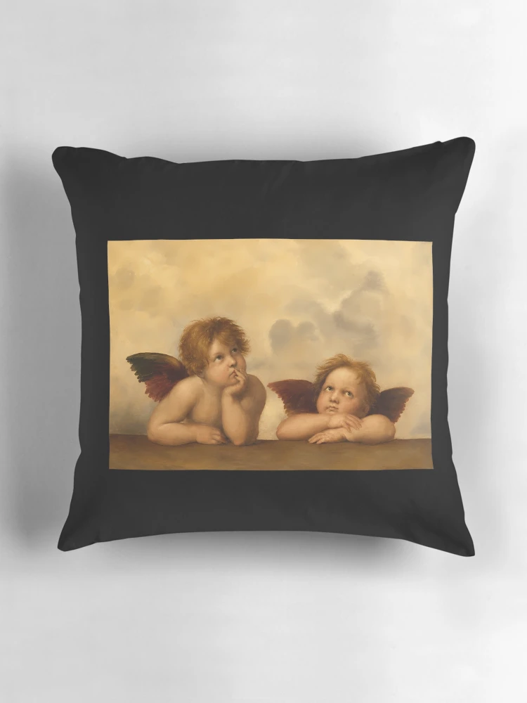 Thumbnail 3 of 4, Pillow, Angels By Raphael Renaissance designed and sold by Boiledbrain-SP.