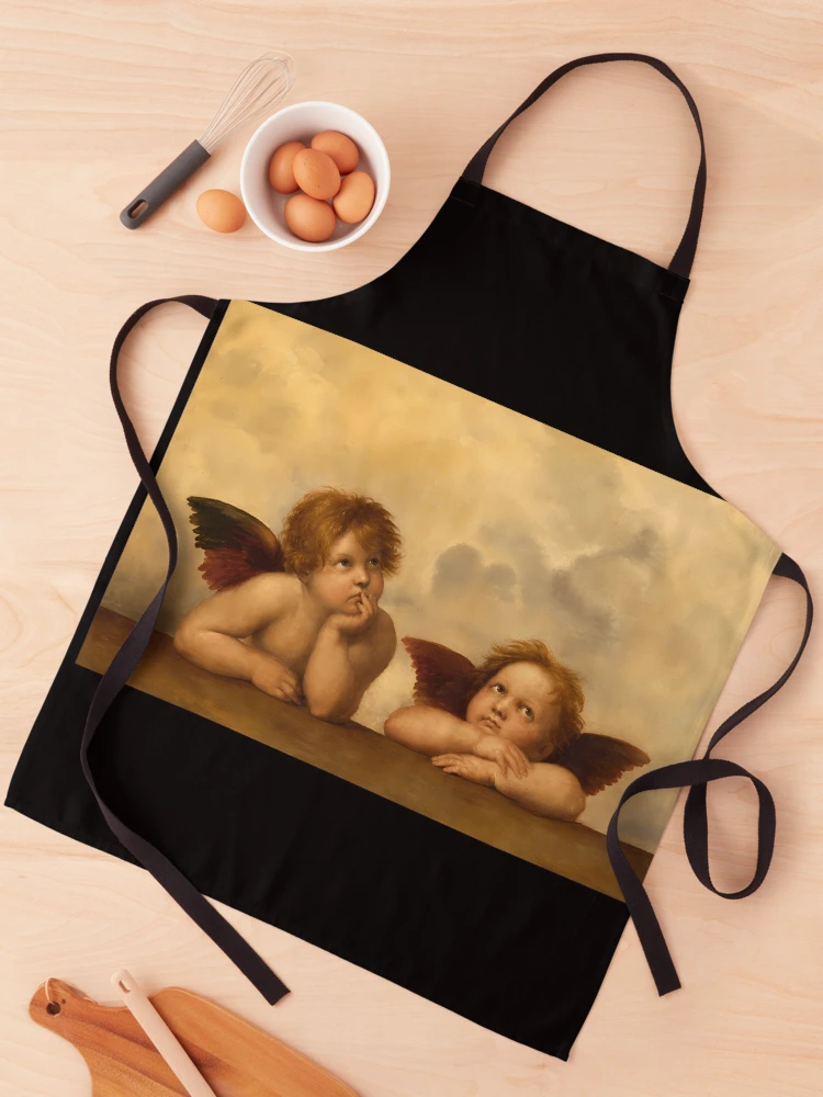 Thumbnail 1 of 6, Apron, Angels By Raphael Renaissance designed and sold by Boiledbrain-SP.