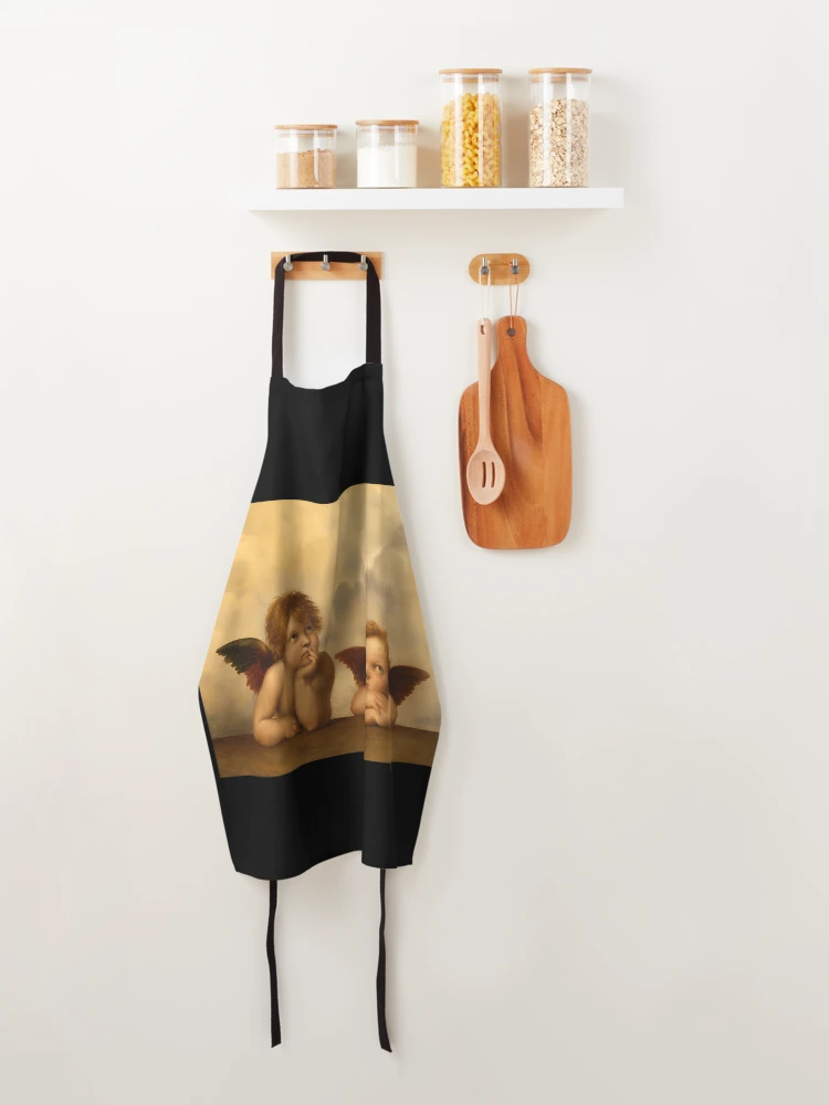 Thumbnail 4 of 6, Apron, Angels By Raphael Renaissance designed and sold by Boiledbrain-SP.