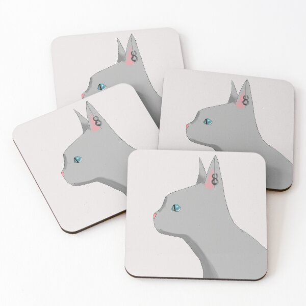 Item preview,  Grey cat Pod designed and sold by The Elements .