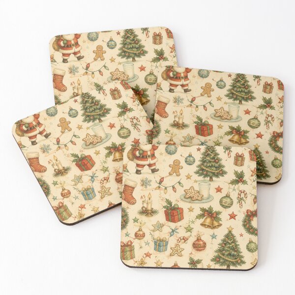 Item preview, Vintage Christmas Holiday Pattern designed and sold by Free Will Creative.