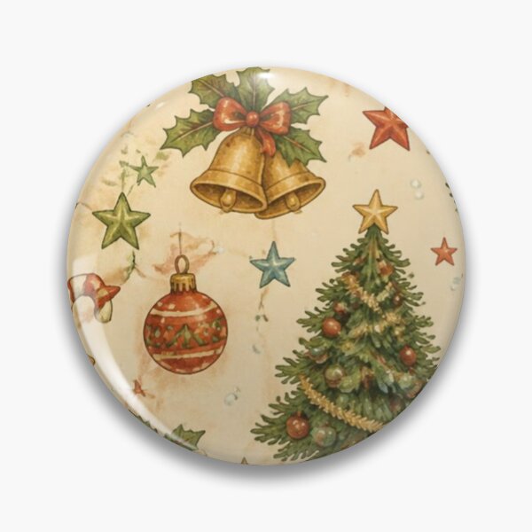 Item preview, Vintage Christmas Holiday Pattern designed and sold by Free Will Creative.