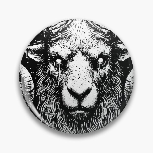 Item preview, Dark Art Aries Zodiac Goat Baphomet Occult designed and sold by MORSPECTIVE.