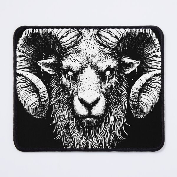 Item preview, Dark Art Aries Zodiac Goat Baphomet Occult designed and sold by MORSPECTIVE.