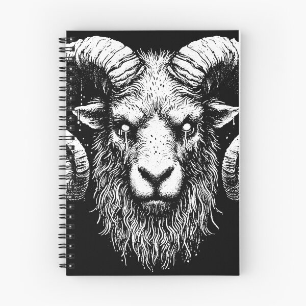 Item preview, Dark Art Aries Zodiac Goat Baphomet Occult designed and sold by MORSPECTIVE.