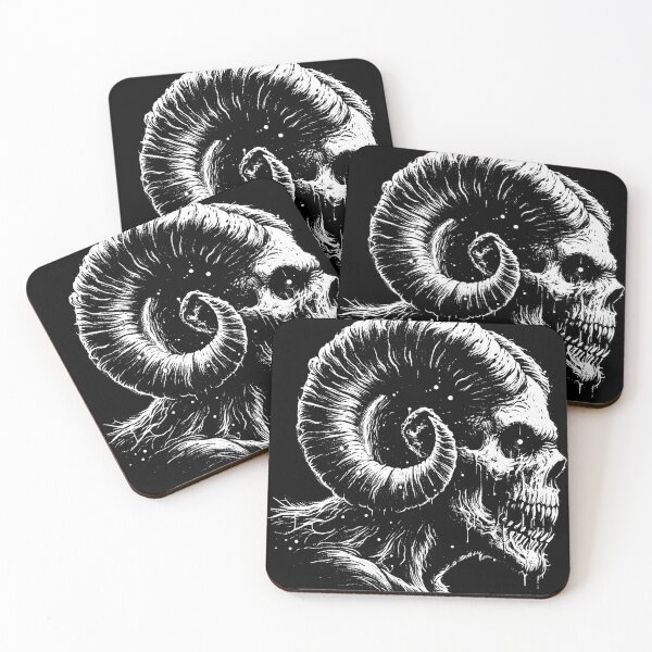 Item preview, Dark Art Aries Zodiac Goat Baphomet Occult designed and sold by MORSPECTIVE.