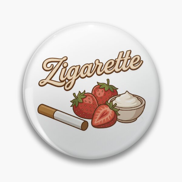 Artikelvorschau, Zigarette Erdbeeren mit Sahne Retro Schrift Lustiges Wortspiel entworfen und verkauft von LoFizzy.