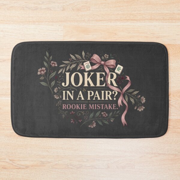 Item preview, Joker in a Pair? Rookie Mistake – Mahjong Player Humor designed and sold by Andr0meda.