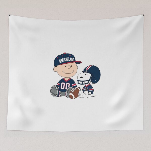 Aperçu de l'œuvre New-England-Patriots-Snoopy créée et vendue par loves789.