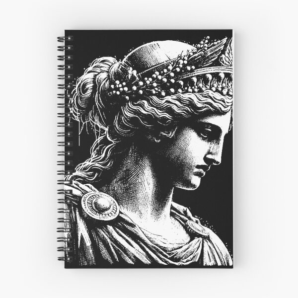Artikelvorschau, Statue der Göttin der Dunklen Künste, Lady Athena, Schädelkriegerin entworfen und verkauft von MORSPECTIVE.