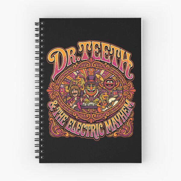 Item preview, Dr. Teeth & The Electric Mayhem - Retro 70s Psychedelic Rock Band Art    designed and sold by mulliere.