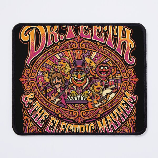 Item preview, Dr. Teeth & The Electric Mayhem - Retro 70s Psychedelic Rock Band Art    designed and sold by mulliere.