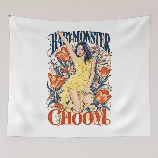 Item preview, BABYMONSTER Rora Choom Concert Botanical Art | Kpop Visual designed and sold by Valereekmerch.