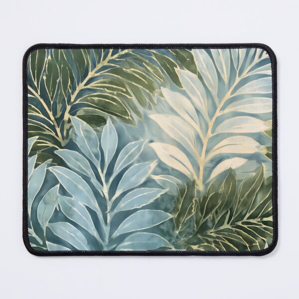 Item preview, Batik Eclectic Indigo Abstract Multi Leaves Pattern designed and sold by scicilysimonee.
