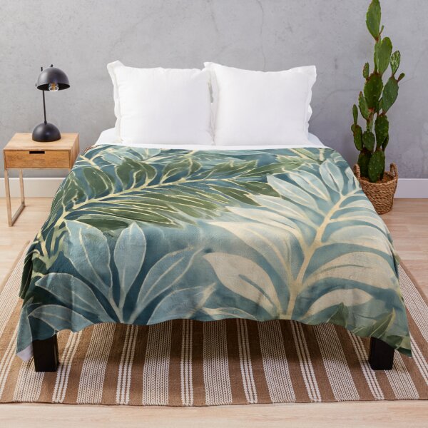Item preview, Batik Eclectic Indigo Abstract Multi Leaves Pattern designed and sold by scicilysimonee.