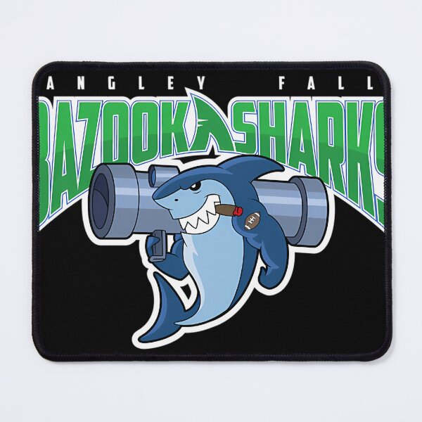 Item preview, Langley Falls Bazooka Sharks designed and sold by ShopPablo.