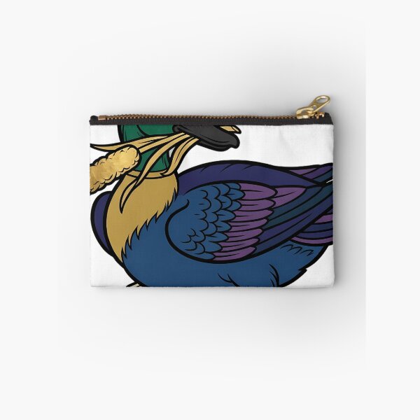 Item preview, Gothic Illuminated Bestiary - Duck with Gilded Bulrush Head - Dark Cloister Familiar designed and sold by IllumeInk.