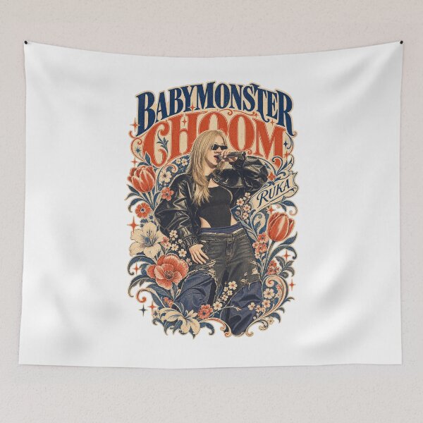 Item preview, BABYMONSTER Ruka Studio Choom Floral Concept | Gift for Monstiez designed and sold by Valereekmerch.