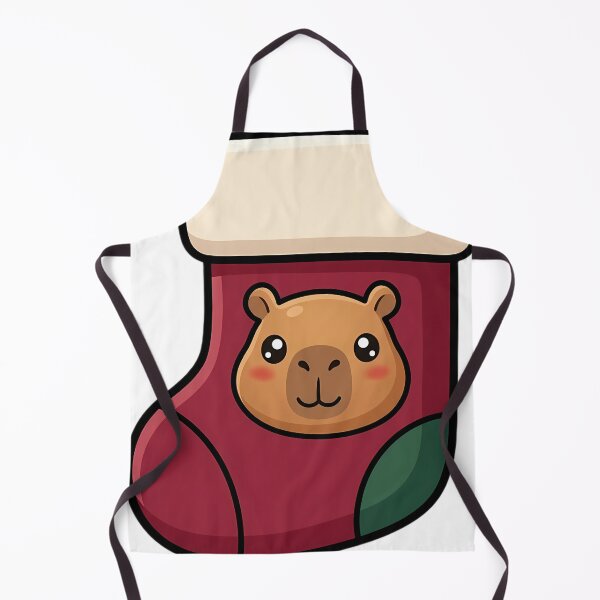 Item preview, Kawaii Knitted Stocking with a Capybara Face - Cozy Christmas designed and sold by pumsquare.