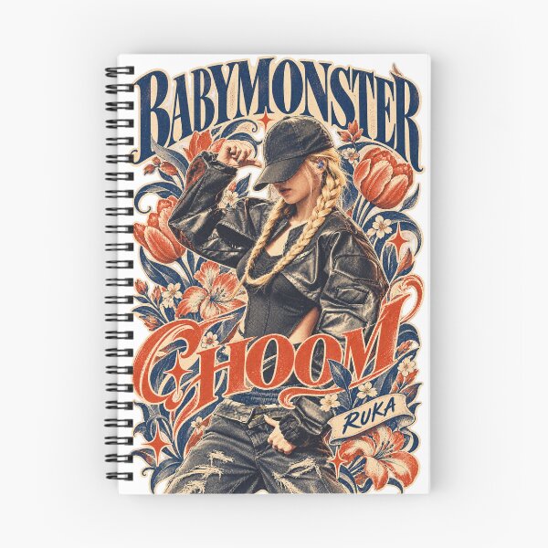 Artikelvorschau, Retro Vintage BABYMONSTER Ruka Choom Visual | Kpop-Sammlung entworfen und verkauft von Valereekmerch.